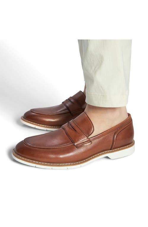 Shop Aldo Forino Penny Loafer In Cognac