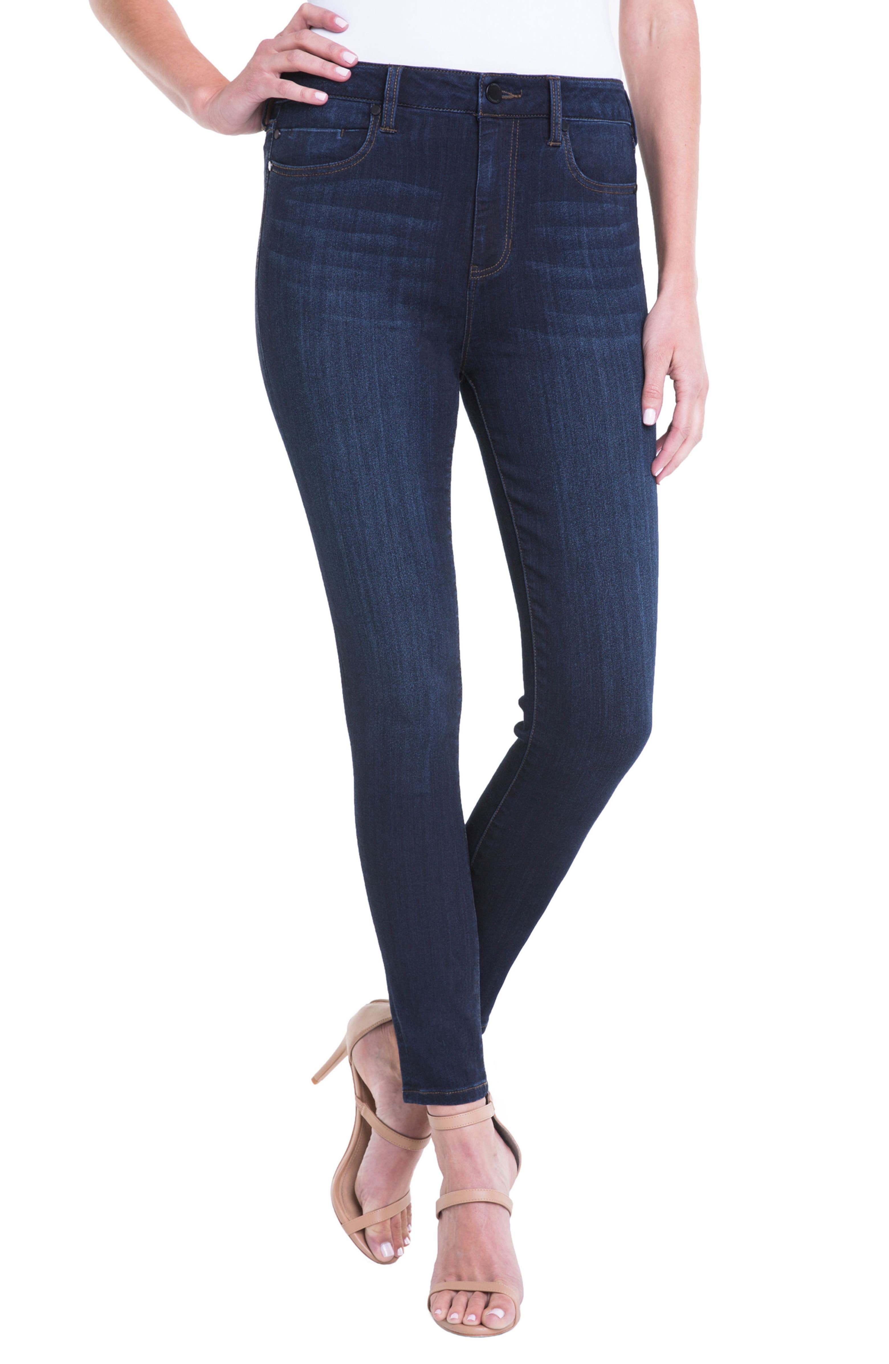 Liverpool Bridget Coated High Waist Skinny Jeans (Regular & Petite ...