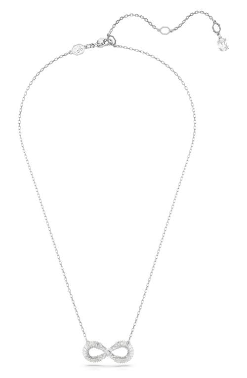 Swarovski Hyperbola Cubic Zirconia Twisted Pendant Necklace in Silver at Nordstrom