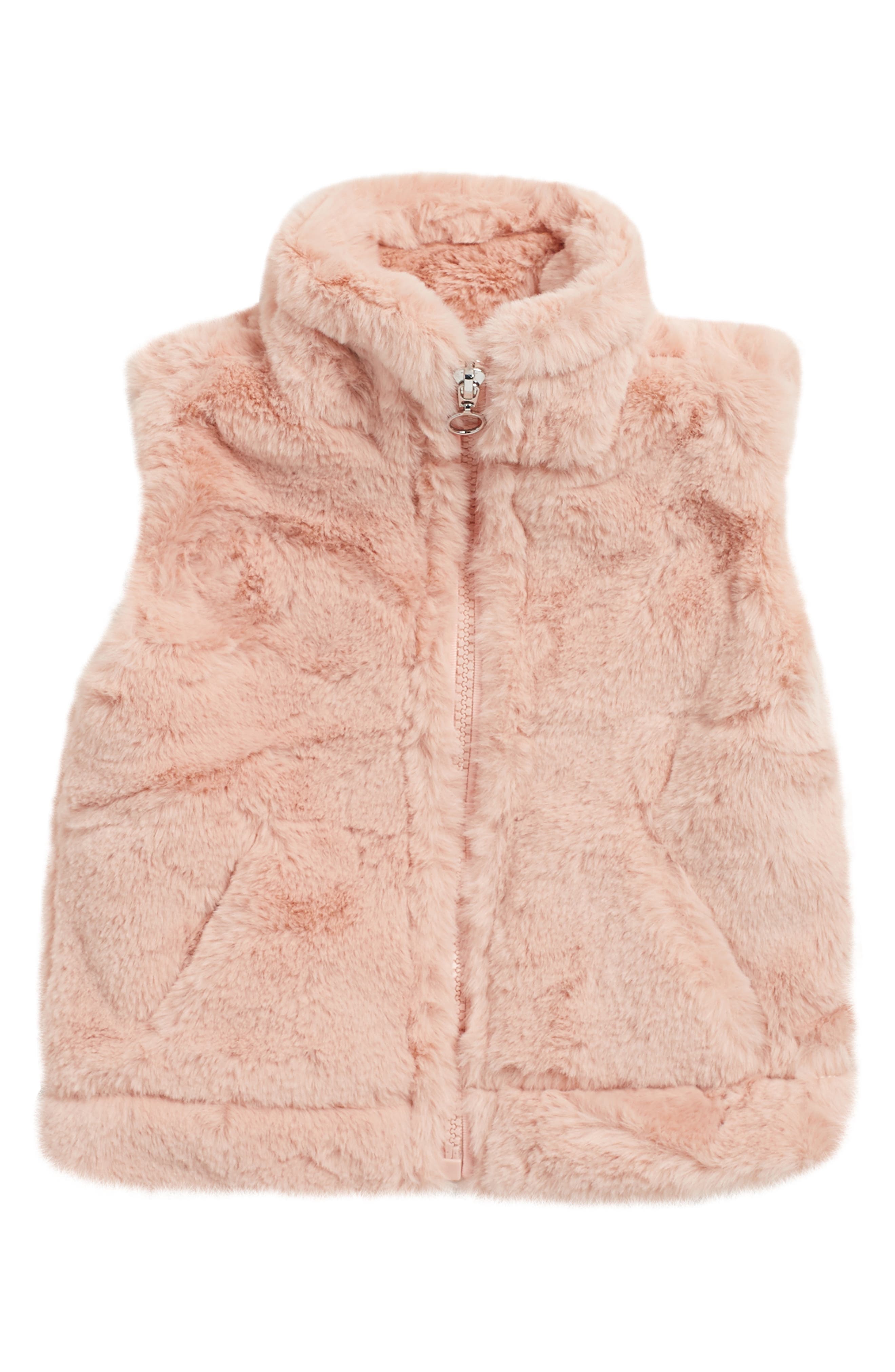 Urban Republic Kids Faux Fur Zip Vest 