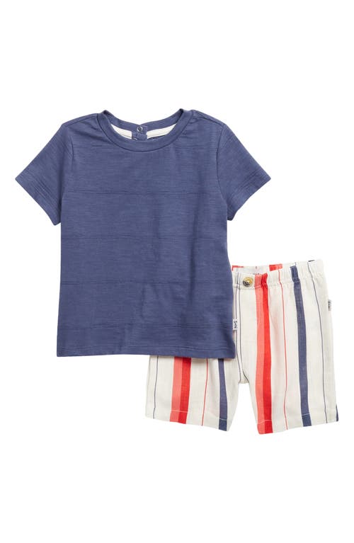 Sammy + Nat T-shirt & Shorts Set In Blue