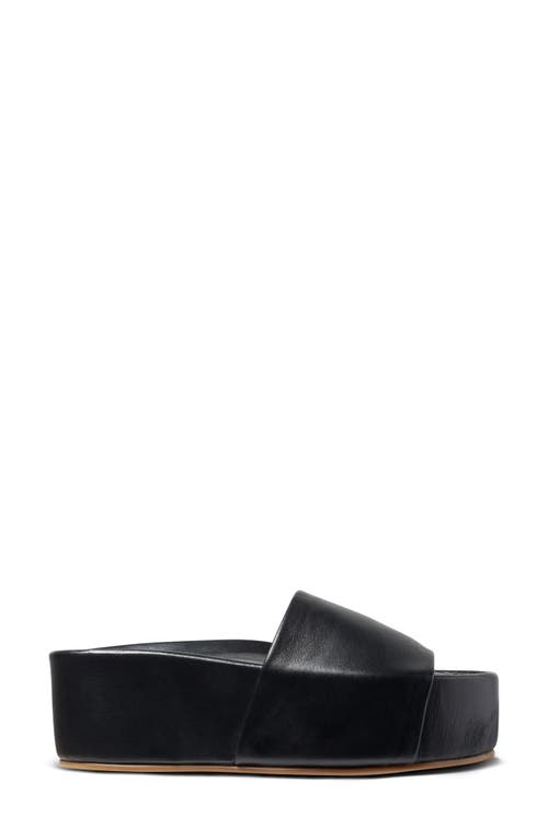 Shop Beek Albatross Platform Slide Sandal In Black