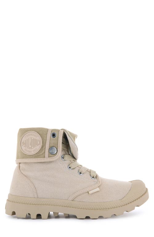 Shop Palladium 'baggy' Canvas Boot In Sahara/safari