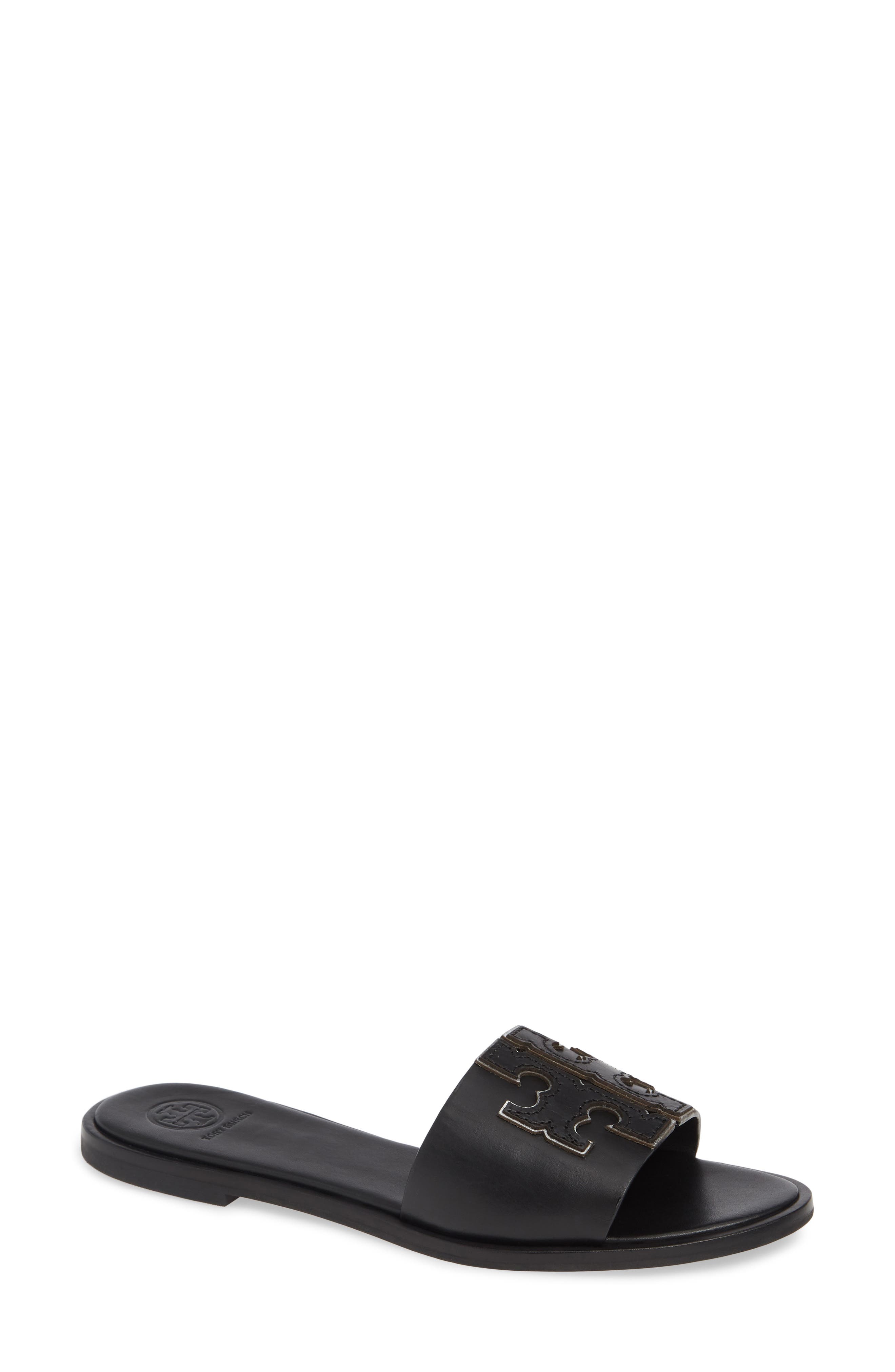 tory burch ines slide black