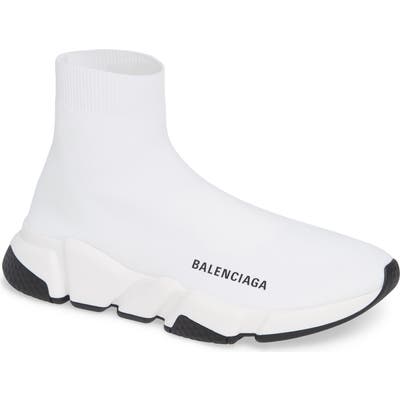 Balenciaga Speed Knit Sneaker, White
