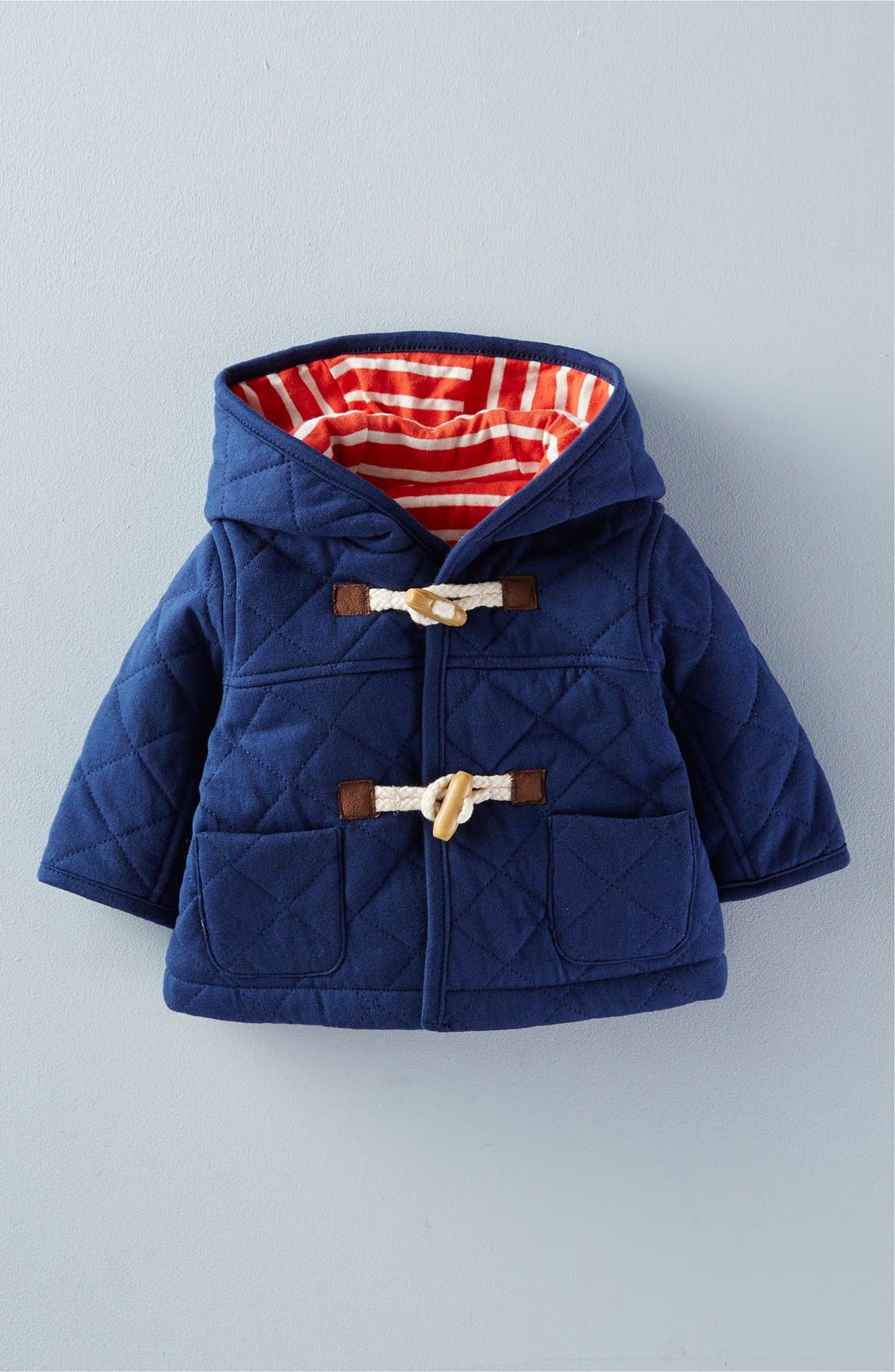 Mini Boden 'Cosy' Quilted Duffle Jacket (Baby Boys & Toddler Boys) Nordstrom