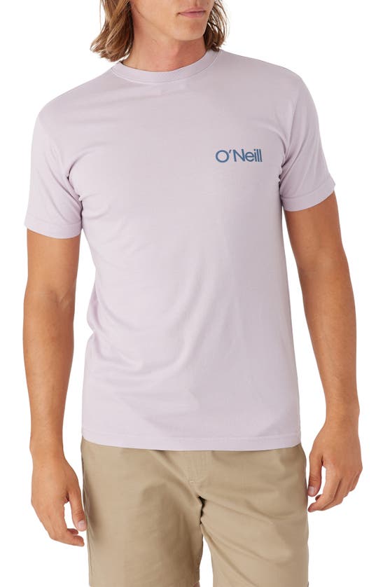 Shop O'neill Tres Graphic T-shirt In Iris
