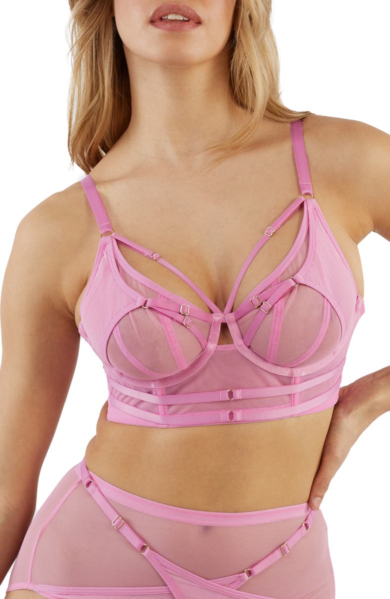 Playful Promises Eddie Crossover Underwire Bra Nordstrom 