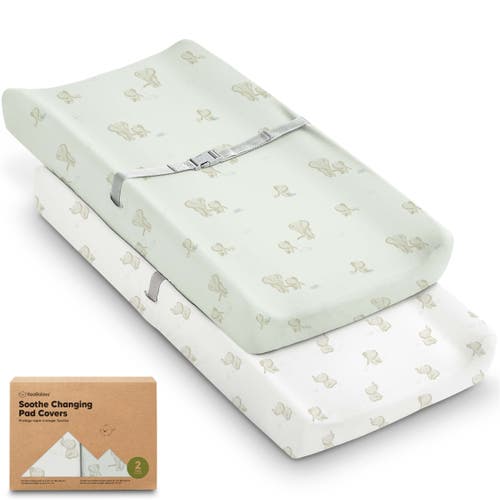 Keababies 2-pack Soothe Changing Pad Covers In Elly
