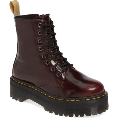 Dr. Martens Jadon Platform Boot, Red