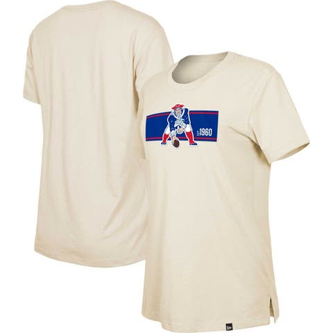 New Era Women's New England Patriots Burnout Blue T-Shirt