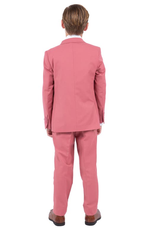 Perry Ellis Kids' Mauve Five-piece Suit In Mauve