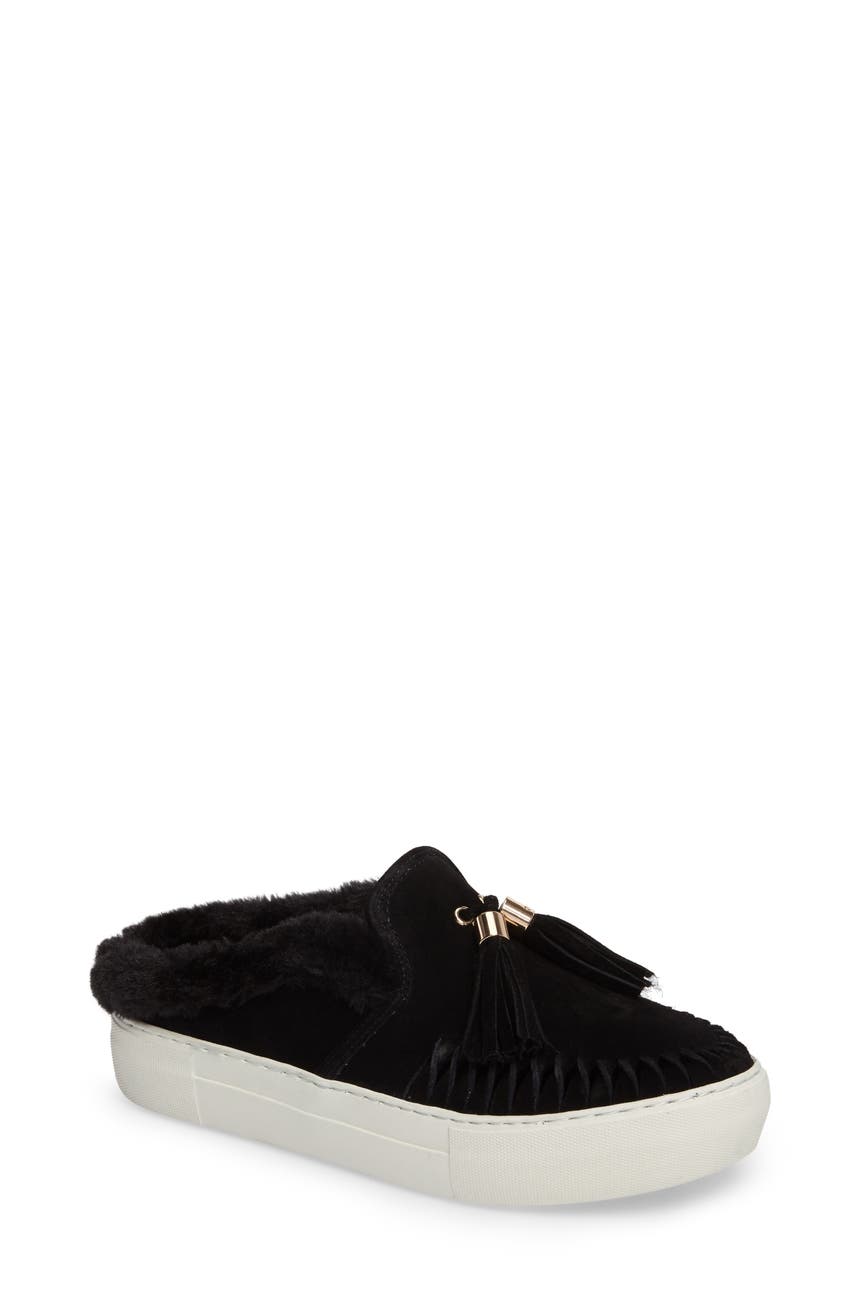 J/Slides | Azul Faux Fur Lined Slip-On Sneaker | Nordstrom Rack