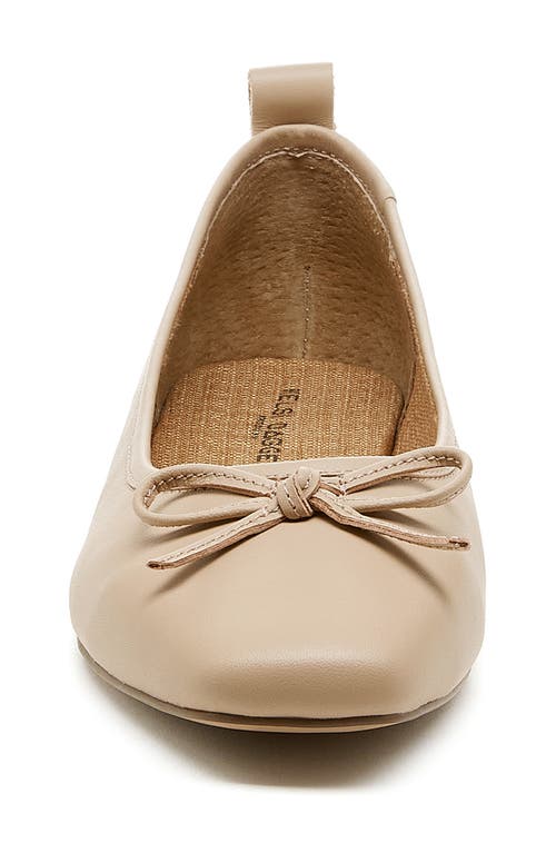 Kelsi Dagger Brooklyn Frankie Square Toe Ballet Flat In Chai
