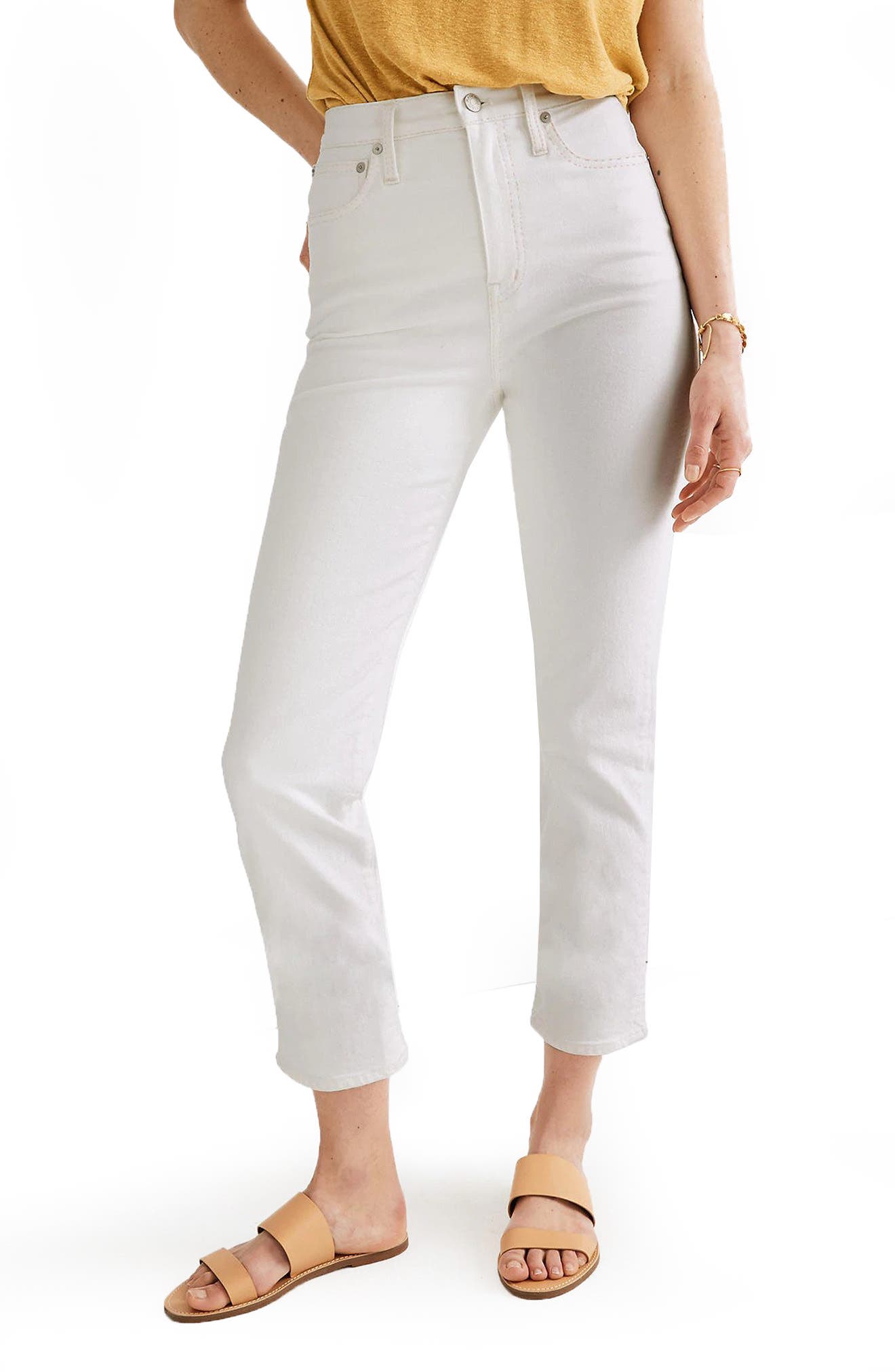 madewell classic straight jeans