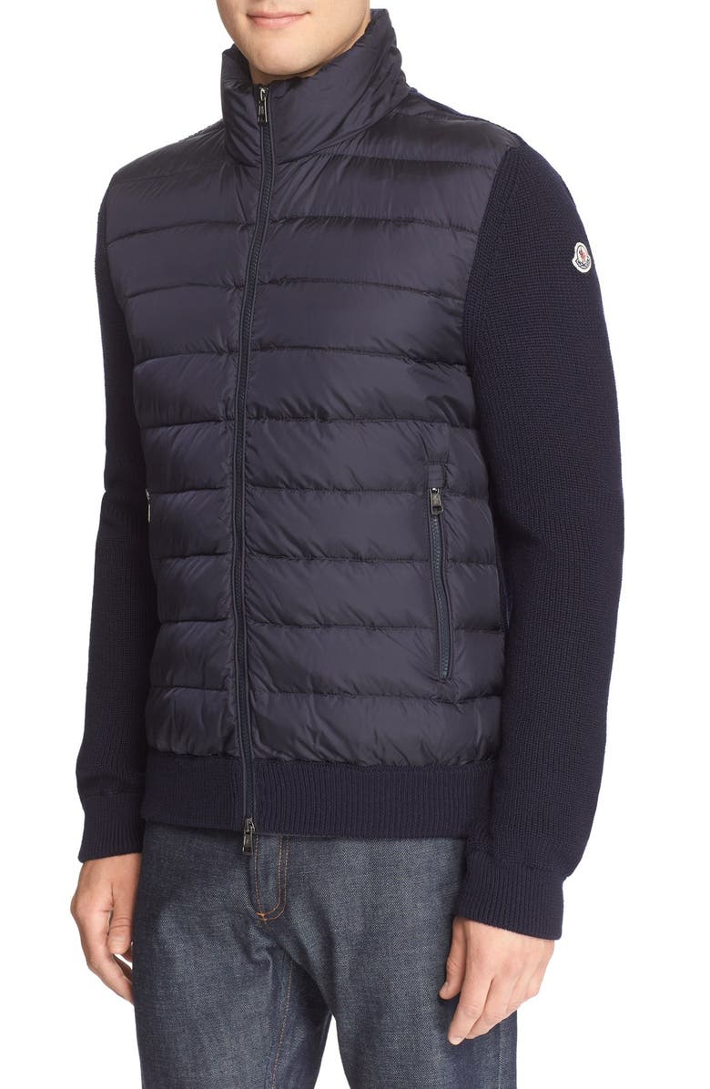 Moncler Quilted Down Sweater Jacket | Nordstrom