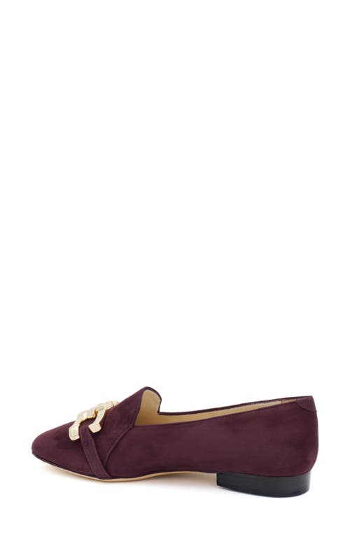 Amalfi By Rangoni Galatea Bit Loafer In New Prugna Cashmere Gold Chain