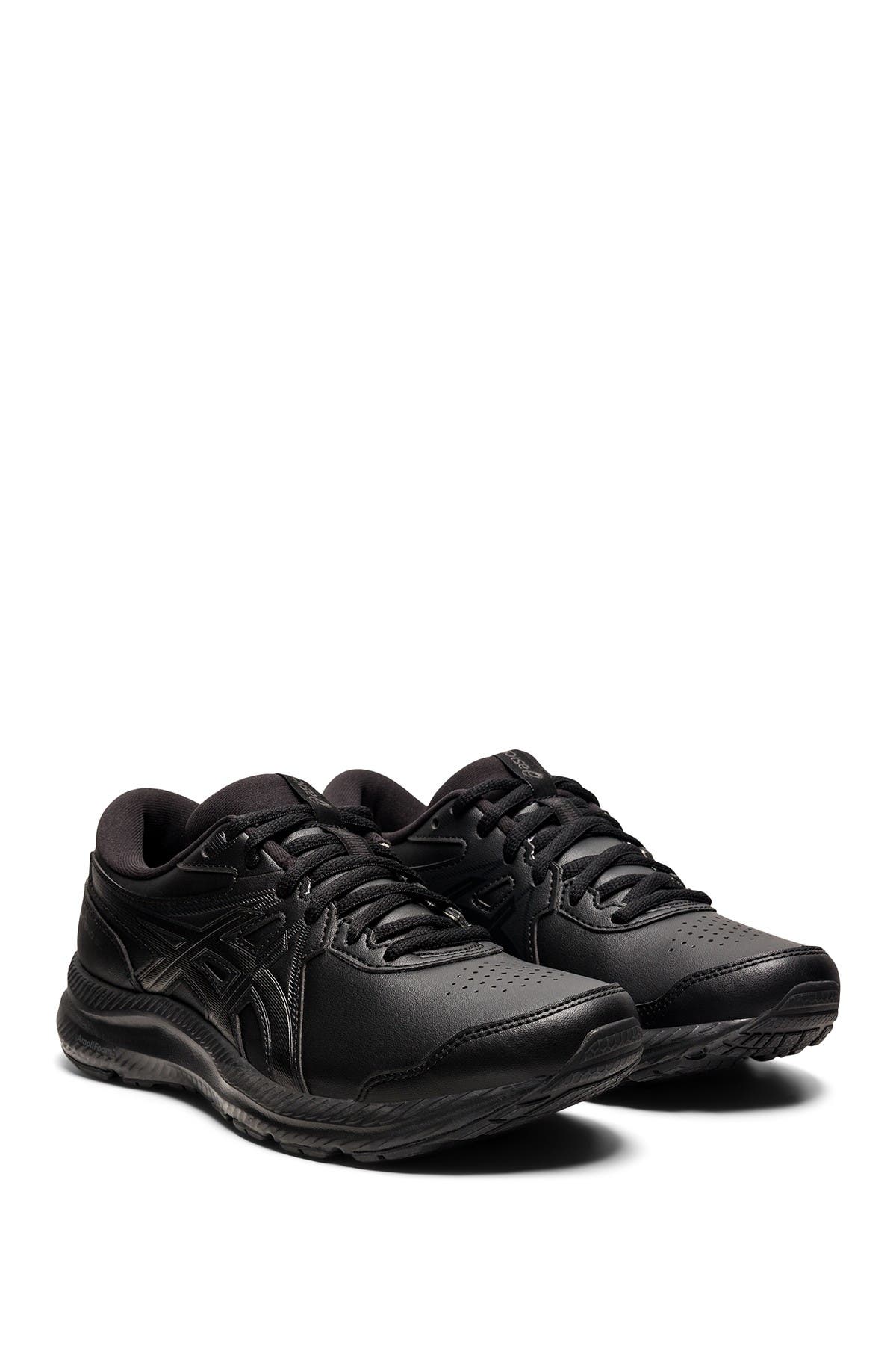 Asics Gel-contend Walker Shoe In Black/black