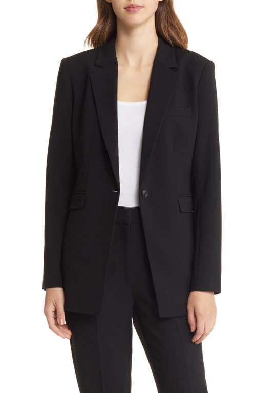 Nordstrom One-Button Blazer in Black