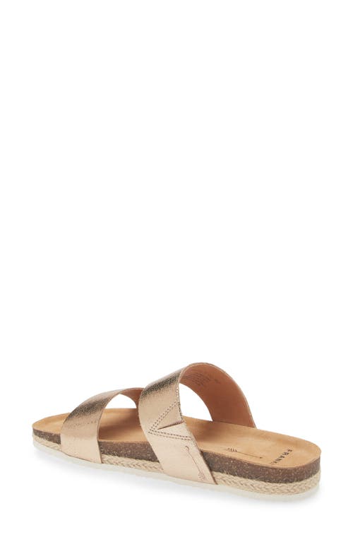 Shop Frankie4 Maria Iii Slide Sandal In Rose Gold