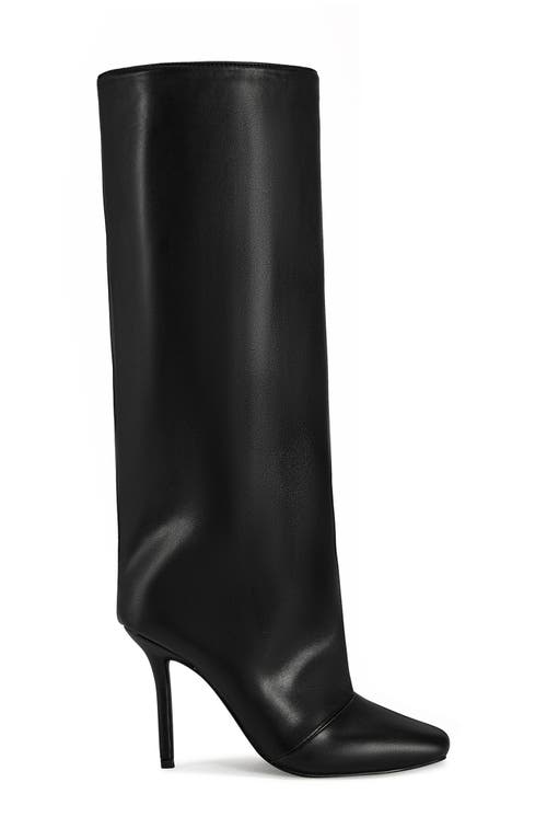 Shop Azalea Wang Rebelite Knee High Boot In Black