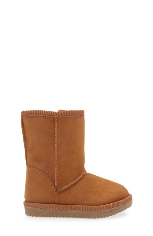 Harper Canyon Kids' Ella Faux Shearling Tall Boot In Tan Chestnut