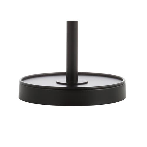 Shop Jonathan Y Wilcox Minimalist Metal Led Table Lamp In Black