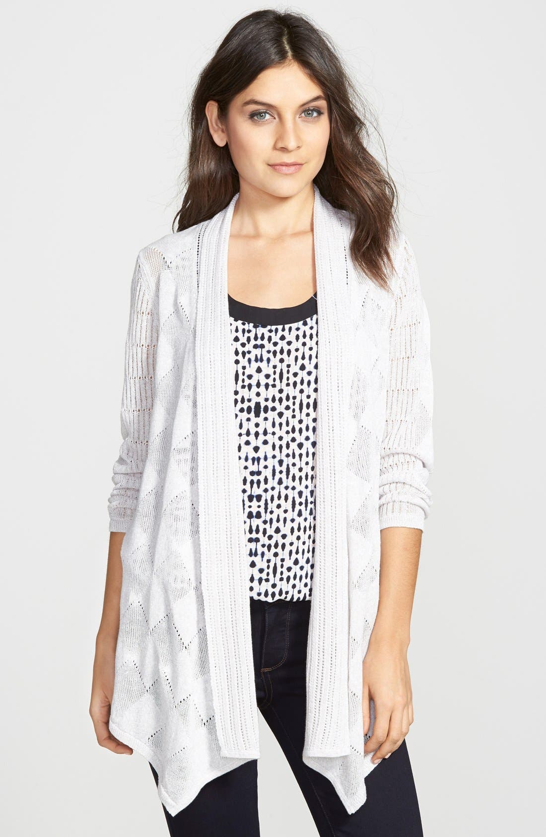 Nic Zoe Pillar Drape Front Cardigan Nordstrom