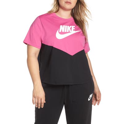 Plus Size Nike Sportswear Chevron Colorblock Tee
