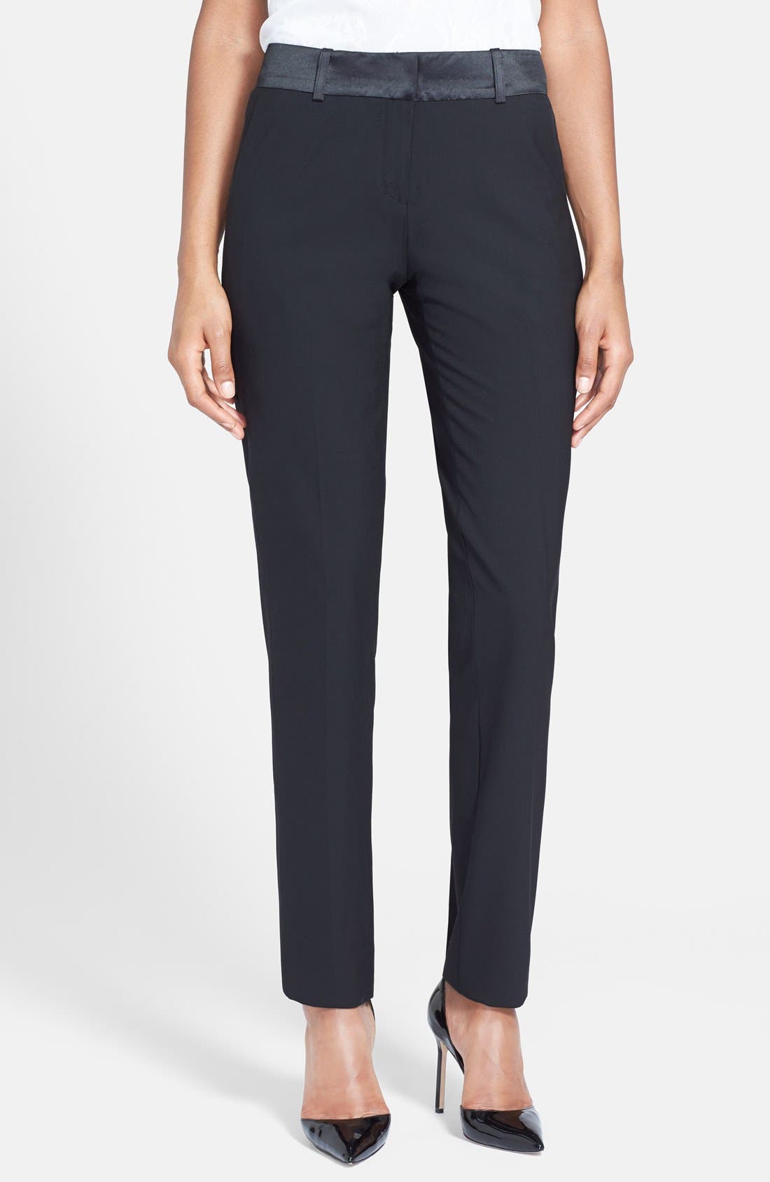 Women's After Six Stretch Wool Tuxedo Pants Women's After Six Stretch Wool Tuxedo Pants