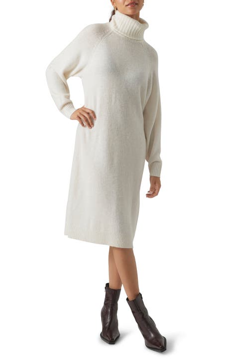 Daniela Turtleneck Long Sleeve Sweater Dress