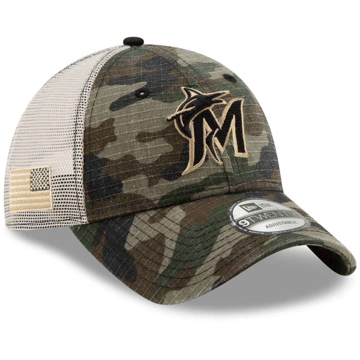 marlins camo hat