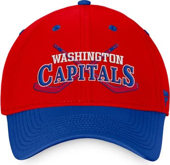Capitals FANATICS Men\'s Red/Blue Nordstrom Fanatics Hat Heritage Washington Branded Vintage Flex |