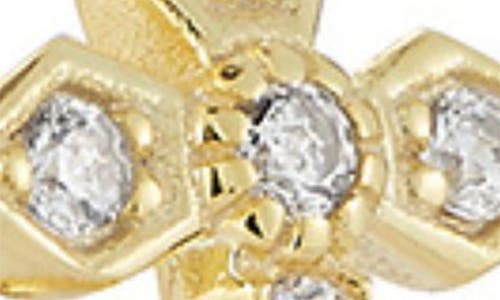 Glaze Jewelry Cz Huggie Hoop Earrings Set In Gold