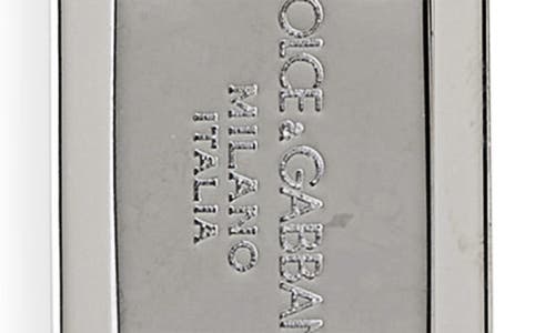 Dolce & Gabbana Dolce&gabbana Dg Plaque Chain Bracelet In Argento/palladio