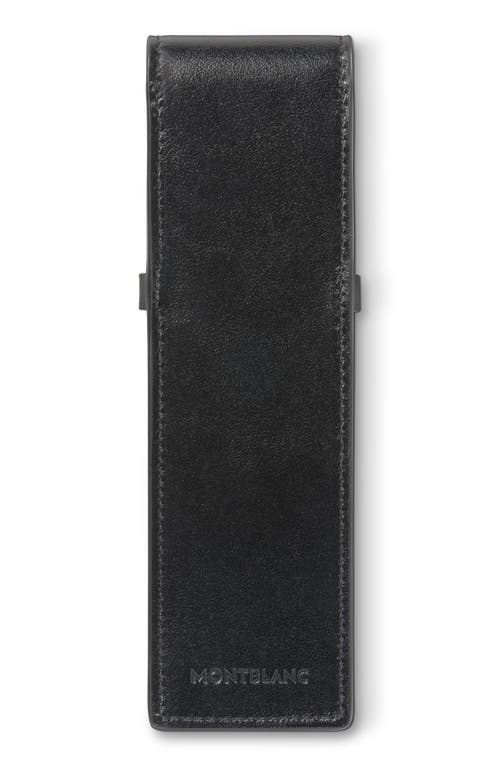 Montblanc Meisterstück Two-pen Sleeve In Black