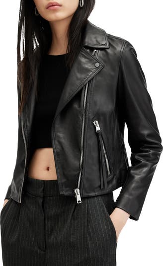 Dalby Leather Biker Jacket