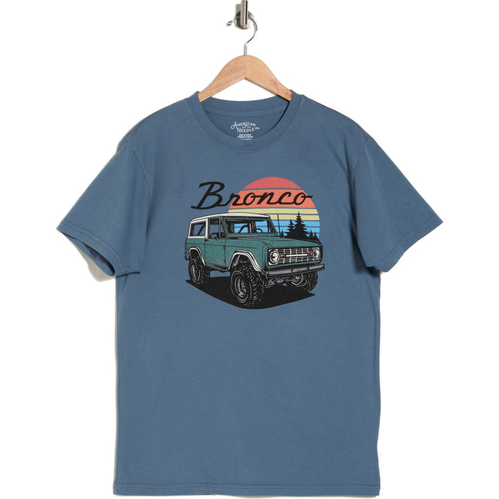AMERICAN NEEDLE AMERICAN NEEDLE BRONCO COTTON GRAPHIC T-SHIRT