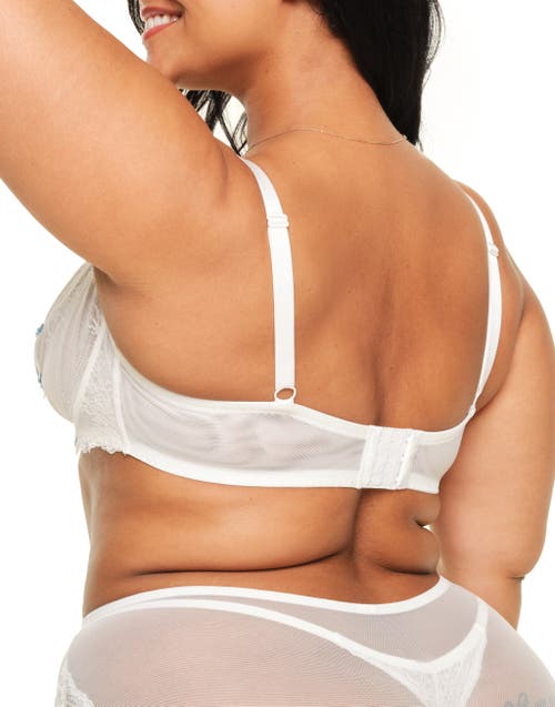 Adore Me Margeaux Unlined Balconette Bra In White