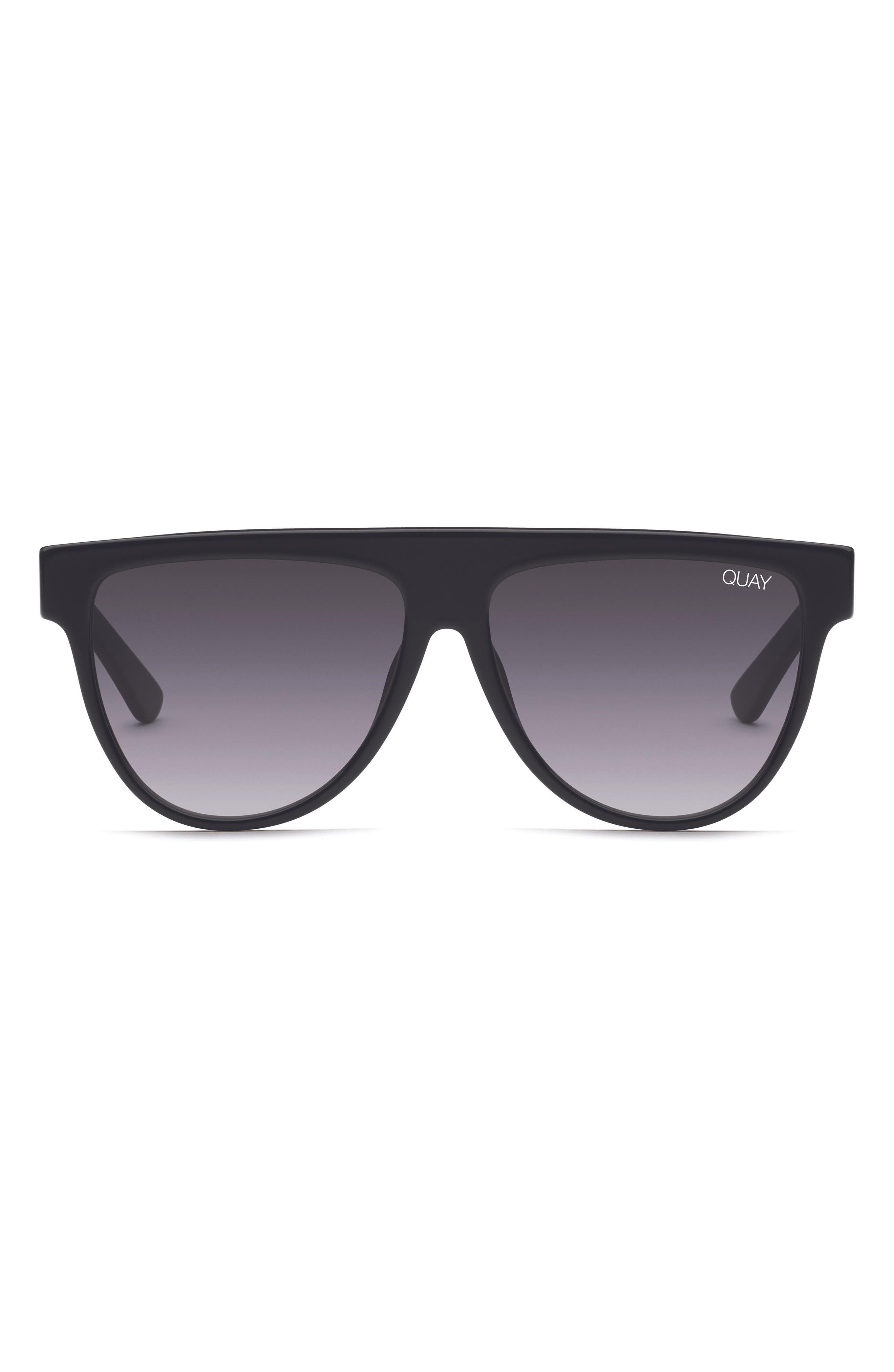 quay flat top sunglasses