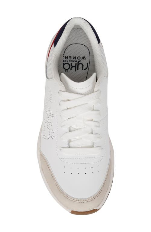 Ryka Courtside Pickleball Sneaker In White Navy