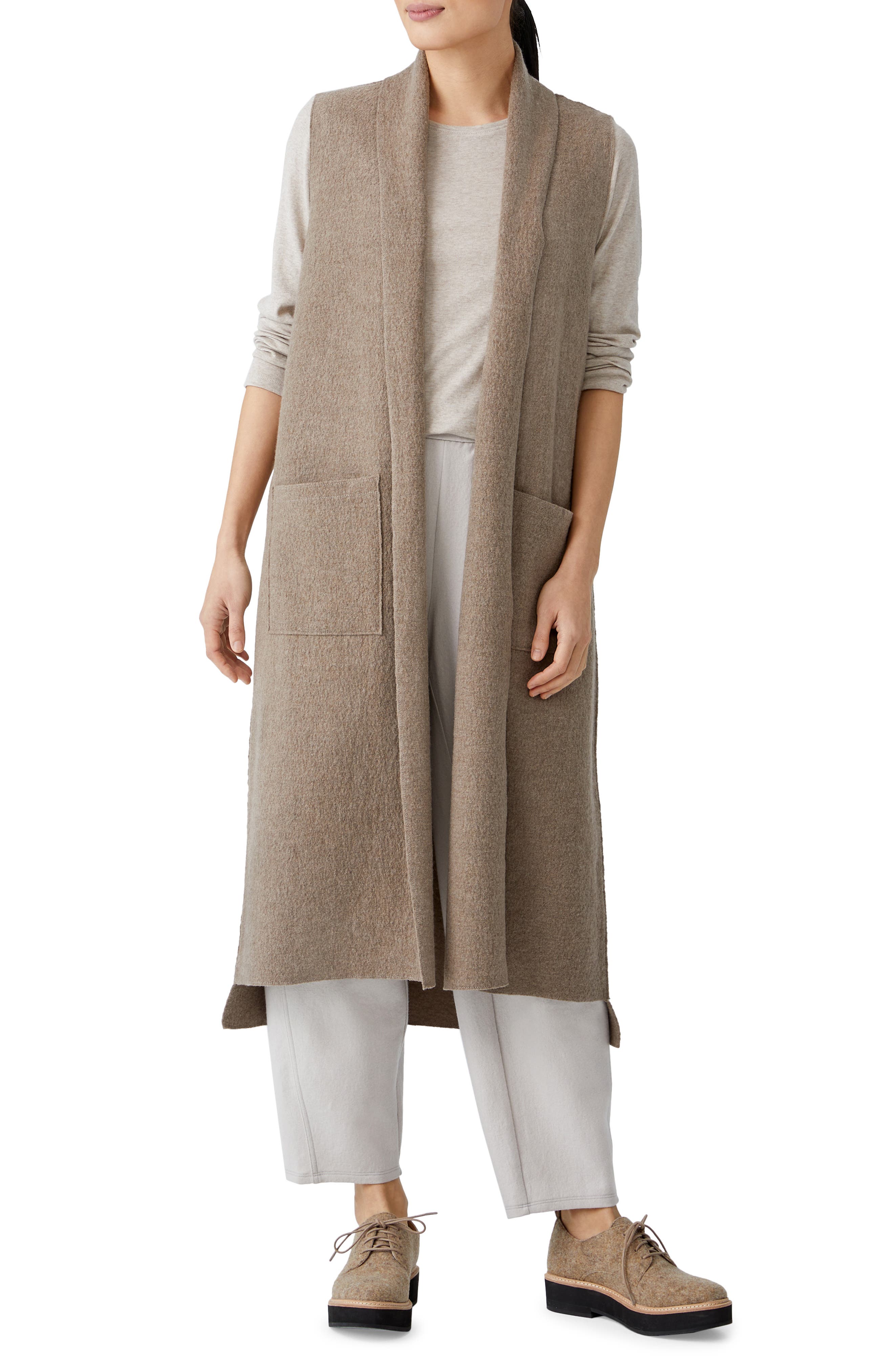 eileen fisher boiled wool