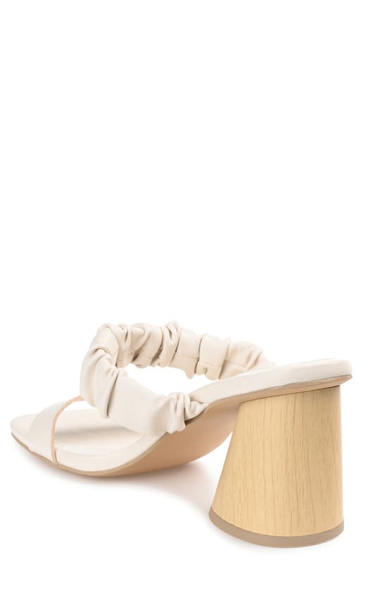 Journee Collection Open Square-toe Block Heel In White