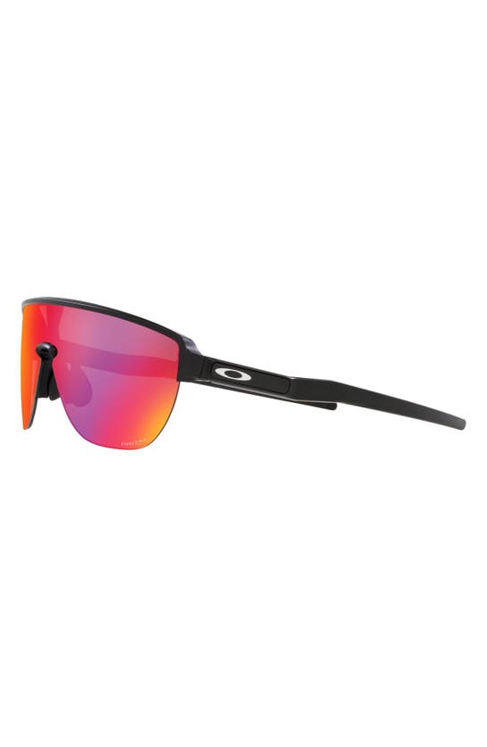 Oakley Womens Black Oo9248 Corridor Shield-shape Acetate Sunglasses In Black Grey