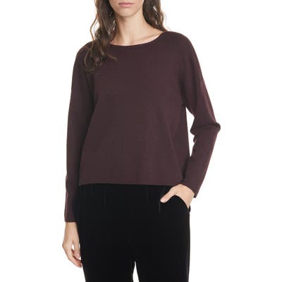 Eileen Fisher Cashmere Sweater, Purple