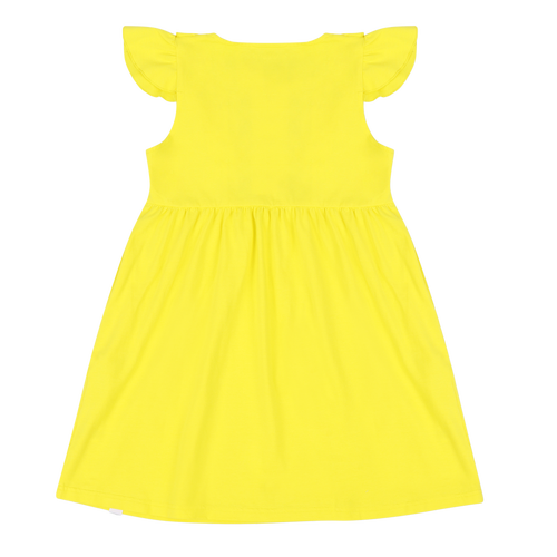 Mixed Up Clothing Girls Vestito Dress In Blazing Yellow