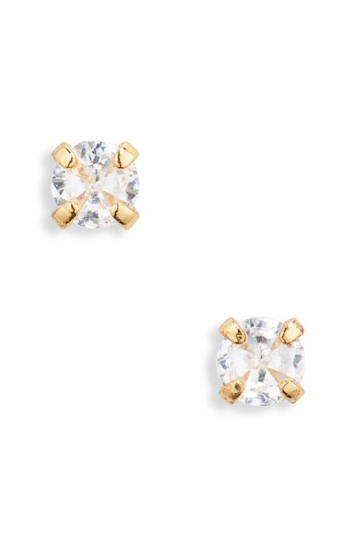 Shop Bp. 14k Gold Dipped Cubic Zirconia Stud Earrings