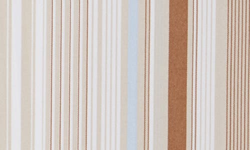 Theory Stell Stripe Shell In Beige Multi