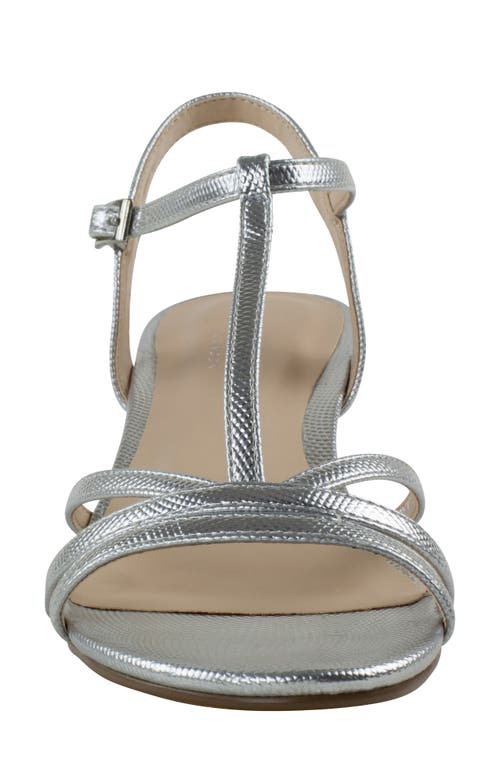 Shop Paradox London Pink Tessa Wedge Sandal In Silver