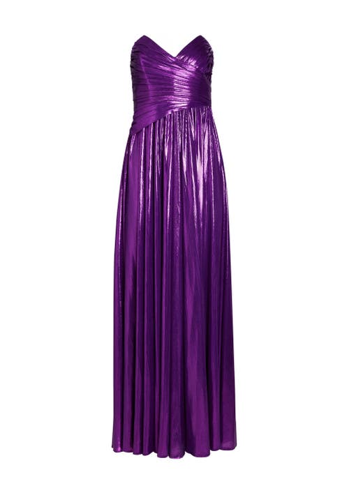Retroféte Waldorf Dress In Purple